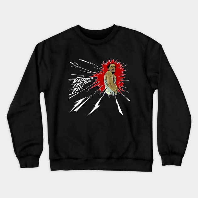 Welcome to the party, Pal... Crewneck Sweatshirt by Mike Hampton Art
